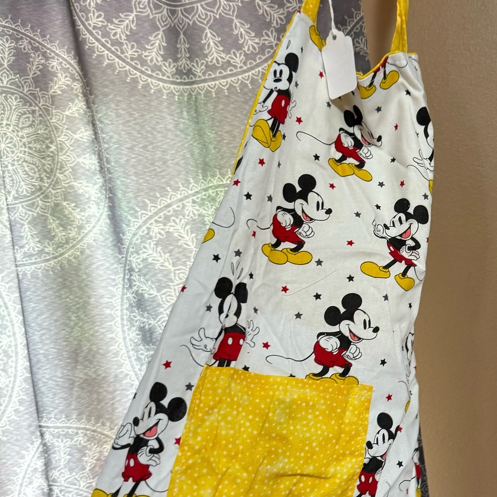 Kids homemade apron, cute for helping you cook or for playtime.